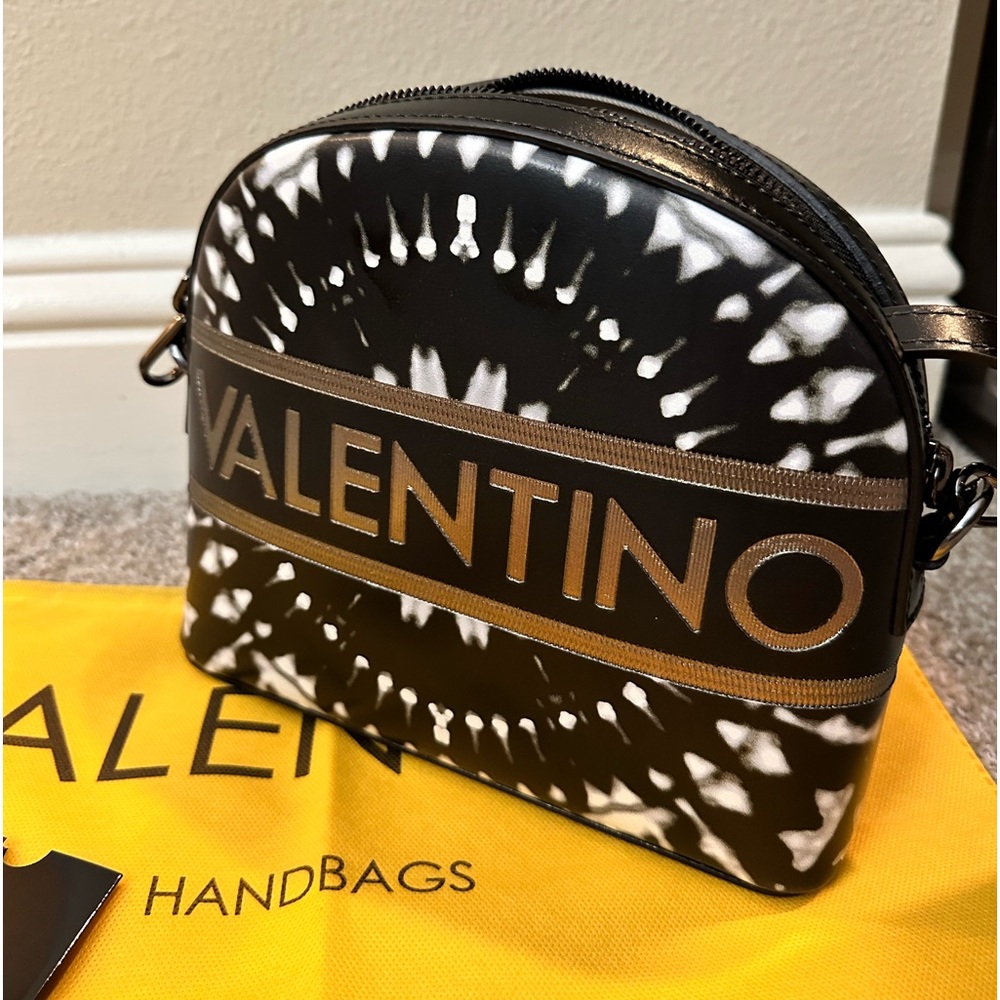 NWT Valentino Diana Distressed Tie Dye Leather Crossbody Bag